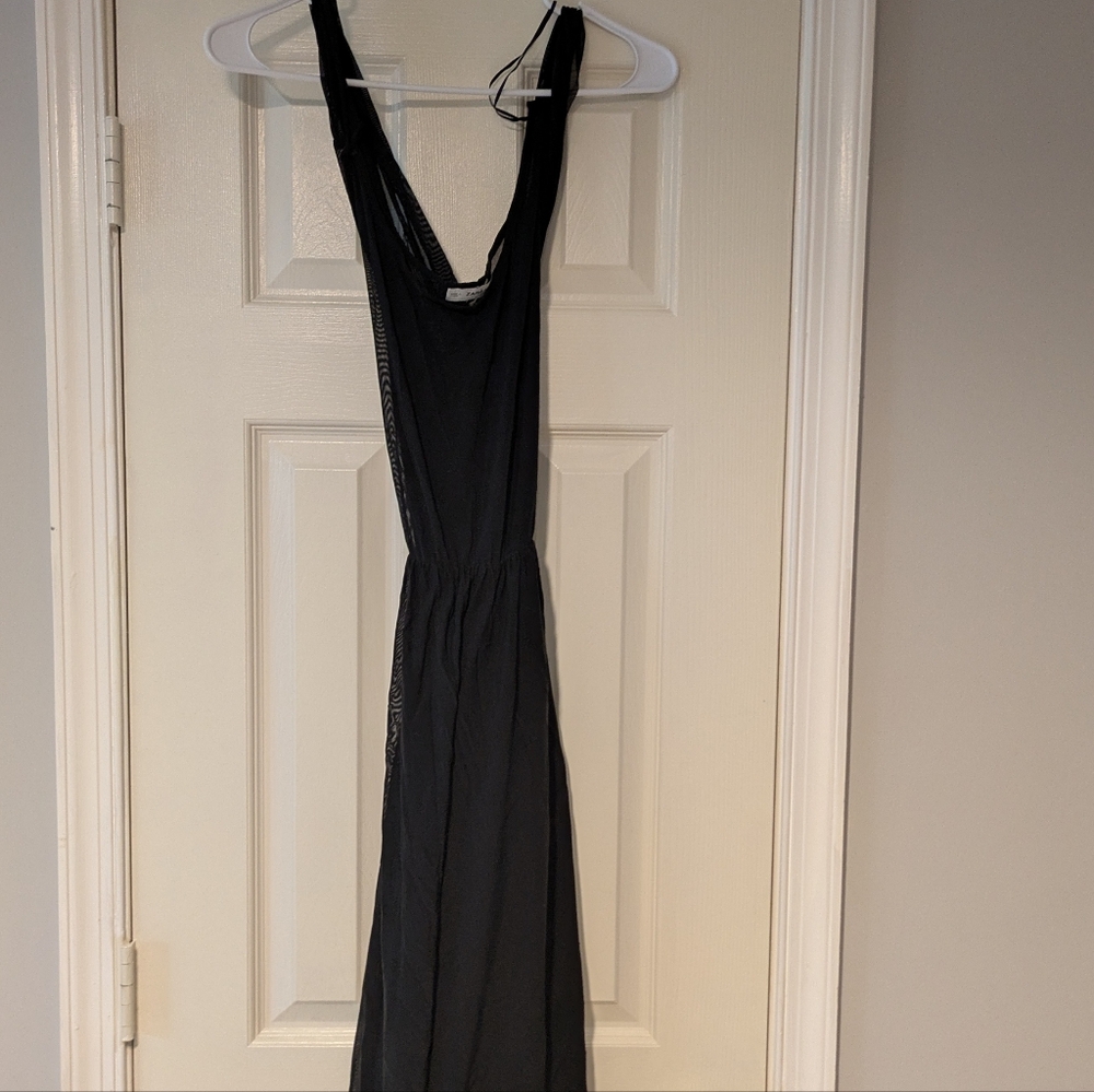 Zara Knit Black Dress, Size Small
